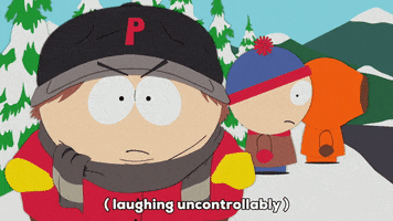 eric cartman laughter GIF by South Park 