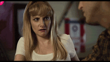 melissa rauch wtf GIF by The Bronze Movie