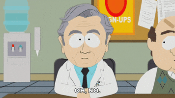 scared scientist GIF by South Park 