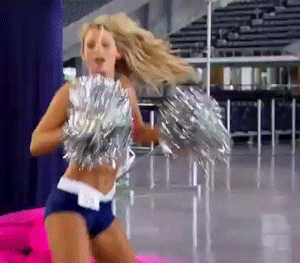 Dallas Cowboys Cheer GIF by Dallas Cowboys Cheerleaders Making the Team -  Find  Share on GIPHY