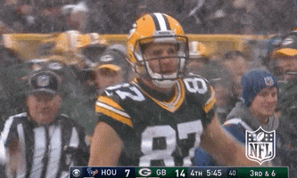 Excited Green Bay Packers GIF by NFL