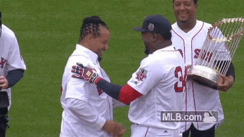 Boston Red Sox Handshake GIF by MLB - Find & Share on GIPHY