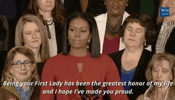 Proud Michelle Obama GIF by Obama