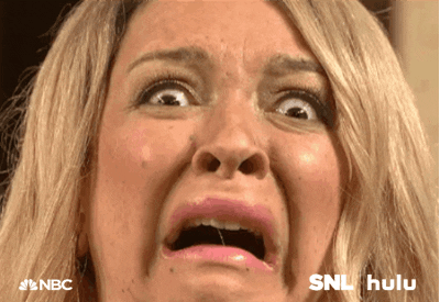 Scared Saturday Night Live GIF by HULU - Find & Share on GIPHY