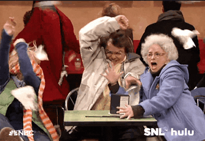 windy saturday night live GIF by HULU