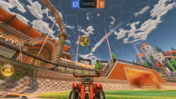Saintly rocket league ice cream scoop GIF