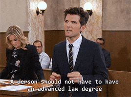 aftalonzo parks and recreation parks and rec gryzzl law degree GIF