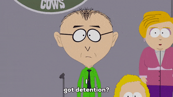 mr. mackey detention GIF by South Park 