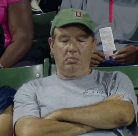 Giphy - Tired Good Night GIF by MLB