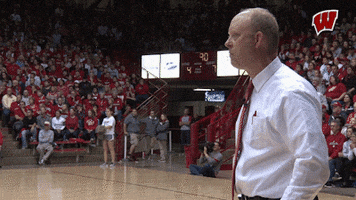 Happy Head Coach GIF by Wisconsin Badgers