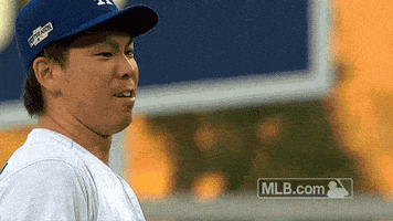 Los Angeles Dodgers Pain GIF by MLB
