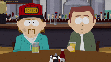 beer talking GIF by South Park 