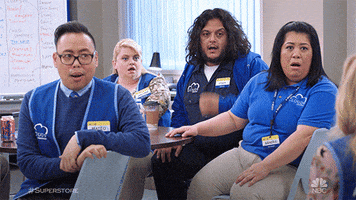 superstore wow GIF by NBC
