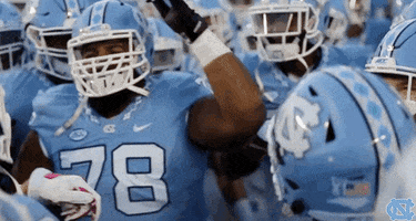 college football go heels GIF by UNC Tar Heels