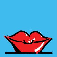 Lips Talk GIF by RYAN GILLETT - Find & Share on GIPHY