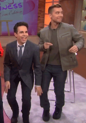 happy lance bass GIF by The Meredith Vieira Show