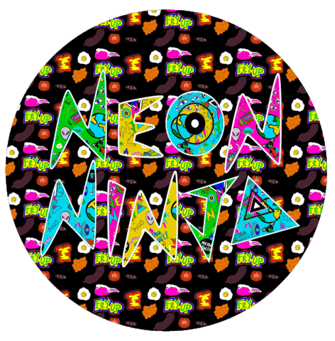 neonninja fashion neon ninja clothing Sticker
