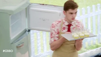 Bake Off Jump GIF by The Great British Bake Off