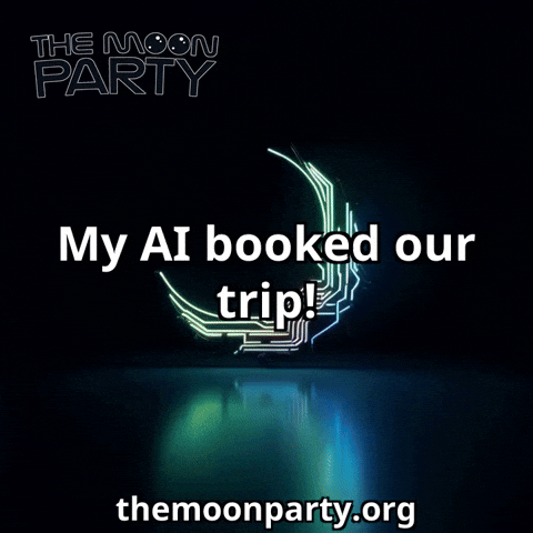 Neon Ai GIF by The Moon Party
