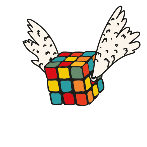 Retro Lángos Budapest Sticker