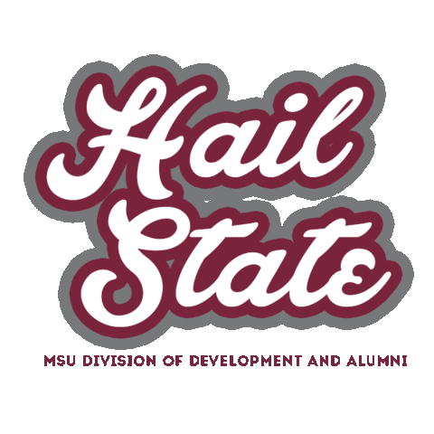 Alumni Association Bulldog Sticker by MSU Division of Development and Alumni