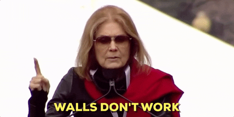 Gloria Steinem Trump GIF by Women's History Month