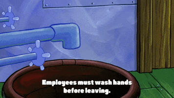 Season 9 Wash Your Hands GIF by SpongeBob SquarePants
