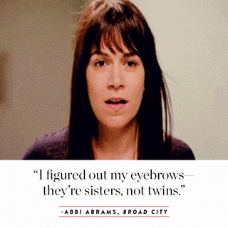 broad city eyebrows GIF by PureWow