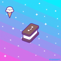 National Ice Cream Sandwich Day GIF by 100% Soft