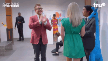 excited adam conover GIF by truTV