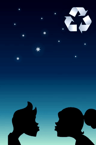 recyclingcom love emoji moon valentine GIF