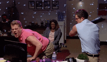 spank james corden GIF by The Late Late Show with James Corden