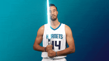 light saber basketball GIF by Charlotte Hornets