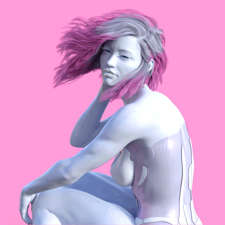 blakekathryn pink tired sleepy pastel GIF