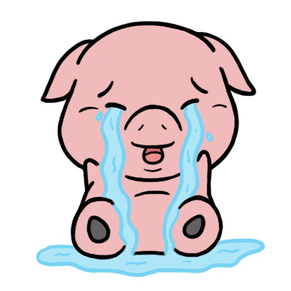 Sad Cry Sticker by Aminal Stickers
