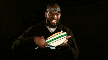 Green Bay Packers Eating GIF by Martellus Bennett's Text Back Pack