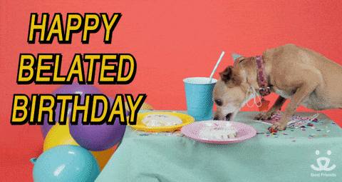 Featured image of post Happy Belated Birthday Gif Funny Birthdays are one of the best days of the year so every birthday wish is exciting even if it s late