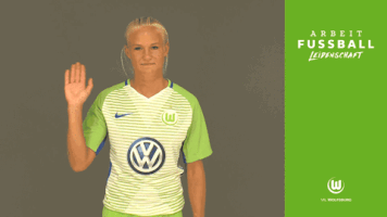pernille harder wave GIF by VfL Wolfsburg