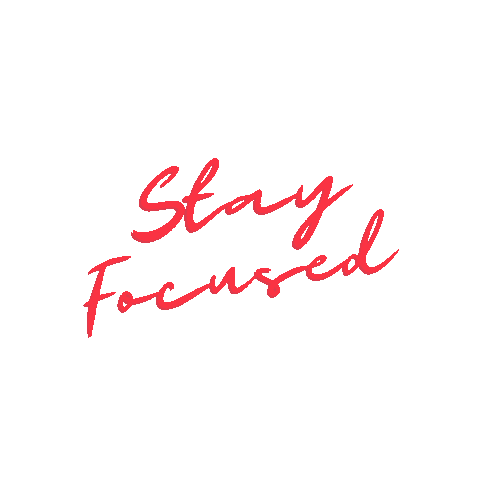 Focus Stay Sticker