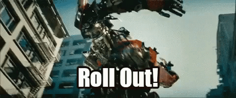 Roll Out Transformers GIF