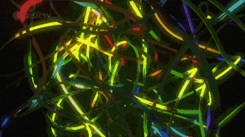 visuals neon led psy vj loop GIF