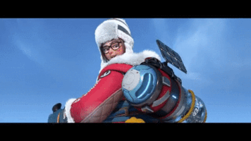 blackvenom1985 gif overwatch rise and shine mei GIF