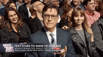 Stephen Colbert GIF by Night of Too Many Stars HBO