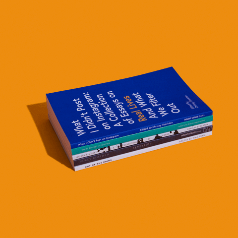 books stacking GIF by Quote Catalog
