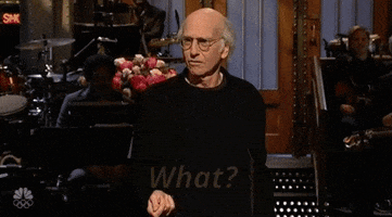 Larry David What GIF by Saturday Night Live