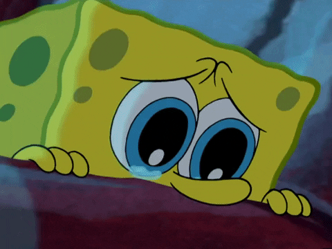 spongebob happy crying face