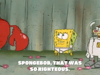 spongebob bubblestand gif