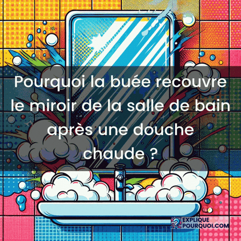Buée Miroir GIF by ExpliquePourquoi.com