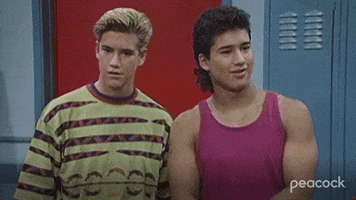Saved By The Bell Team GIF by PeacockTV