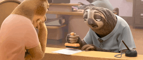 Giphy - Office Sloth GIF by Disney Zootopia